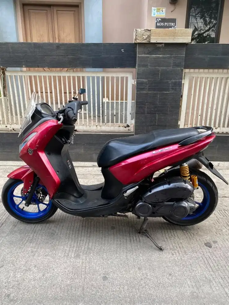 Yamaha Lexi 125 2017 Merah | Velg OEM Aerox | Pajak Panjang 2029