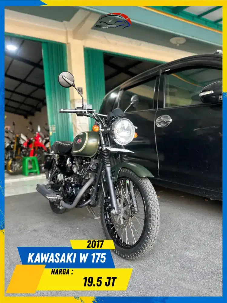 KAWASAKI W 175 2017 MURAH BERKUALITAS HIKMAH MOTOR KEPUH MALANG