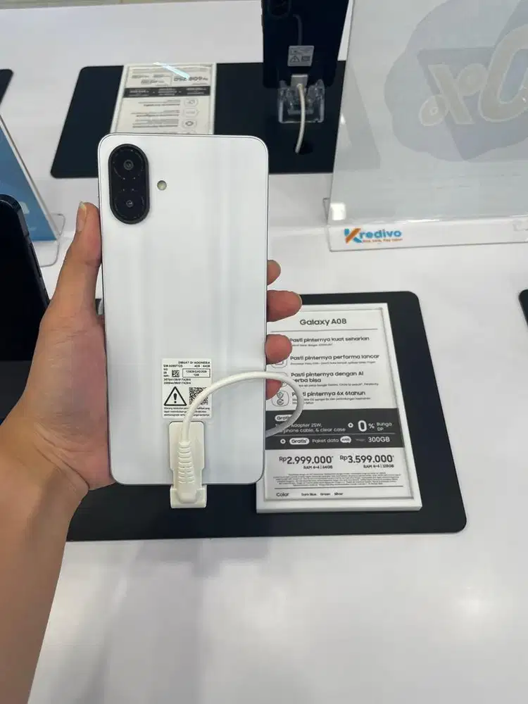 SAMSUNG GALAXY A08 RAM 4/128GB (BISA CICILAN PROMO BUNGA 0%)