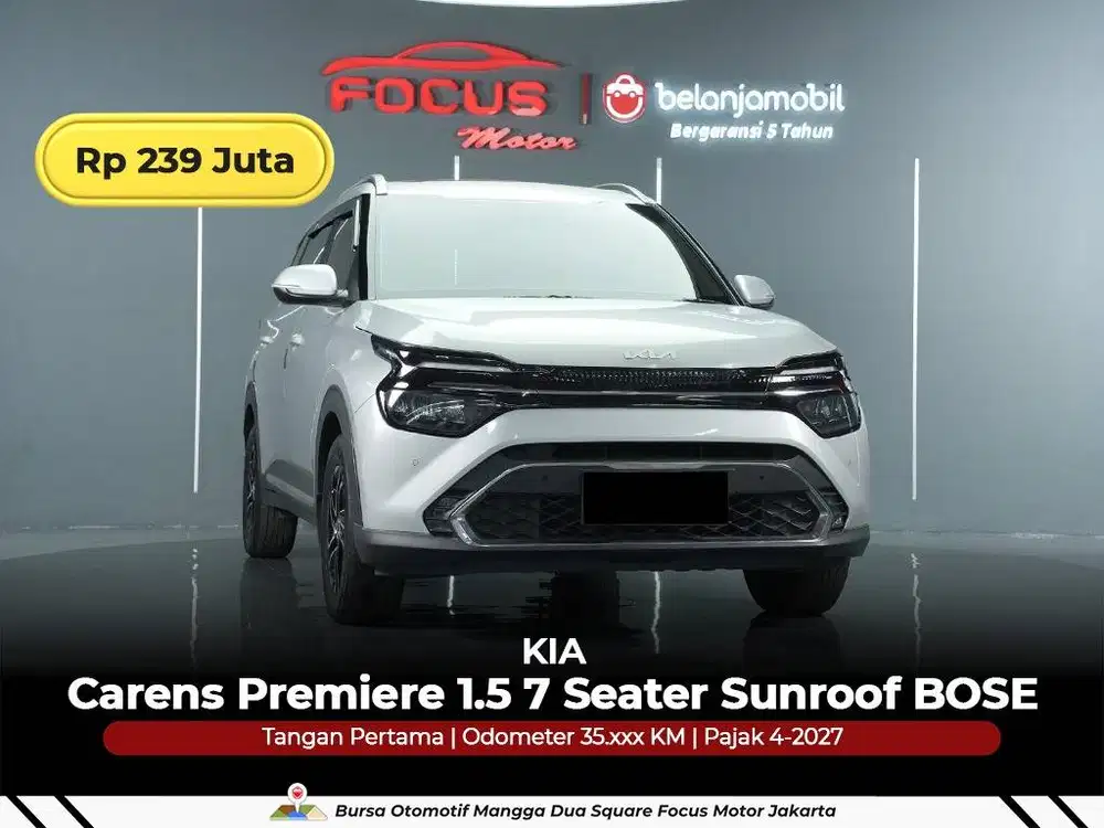[ GARANSI 5THN ] KIA Carens Premiere 1.5 Sunroof BOSE 2022/2023/2024