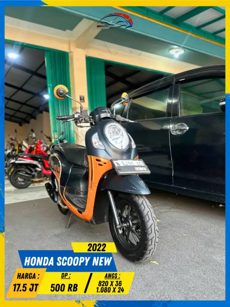 HONDA SCOOPY NEW 2022 BEKAS RASA BARU BOSSKU HIKMAH MOTOR KEPUH MALANG