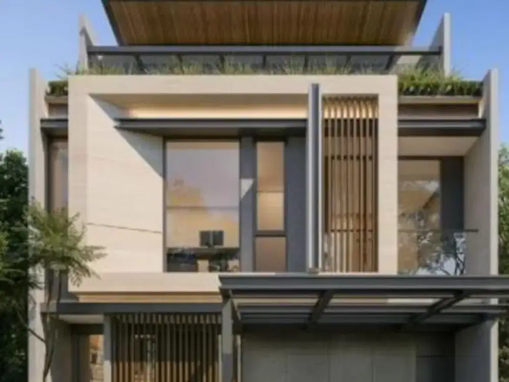 LDP 0110 Dijual Rumah Baru 3 Lantai Rooftop Area Citraland Surabaya