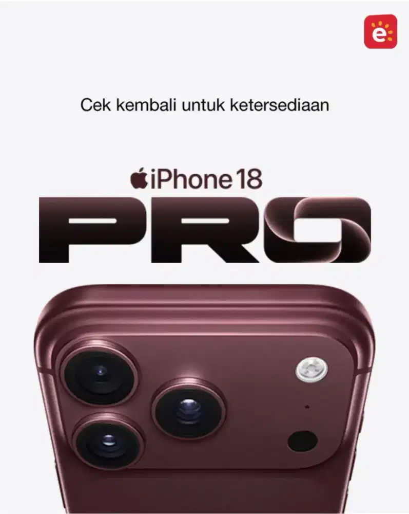 iPhone 18 Pro segera launching,info lebih lanjut untuk ketersediaan ny