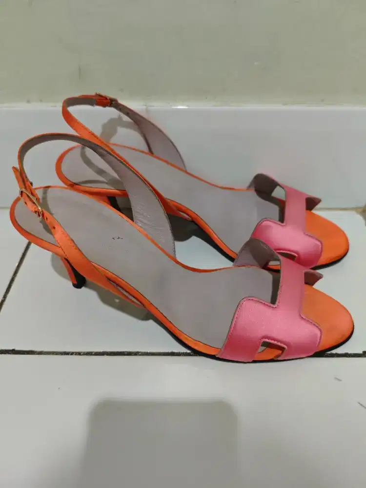 Hermes Night Slingback Sandal original authentic size 37 retail 21jt