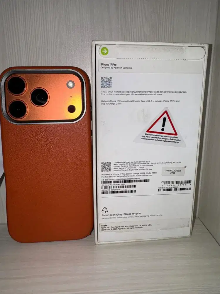 Ip 17 PRO 512 GB EX IBOX Garansi Desember Resmi BH93% Signal PERMANENT