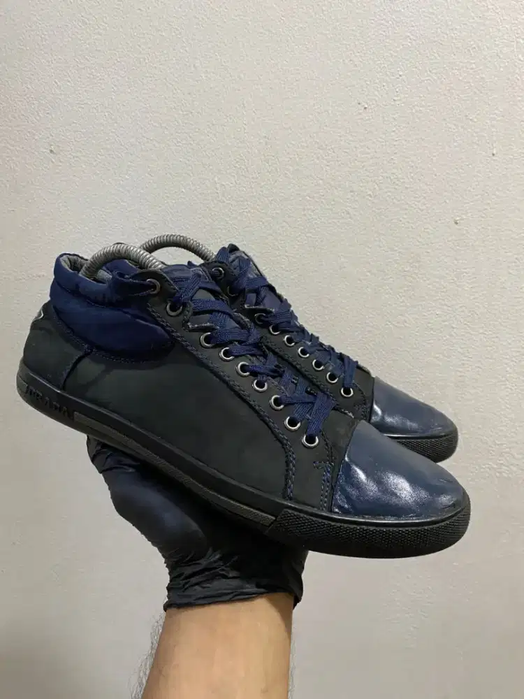 Sneakers prada nylon mix leather 40 good quality