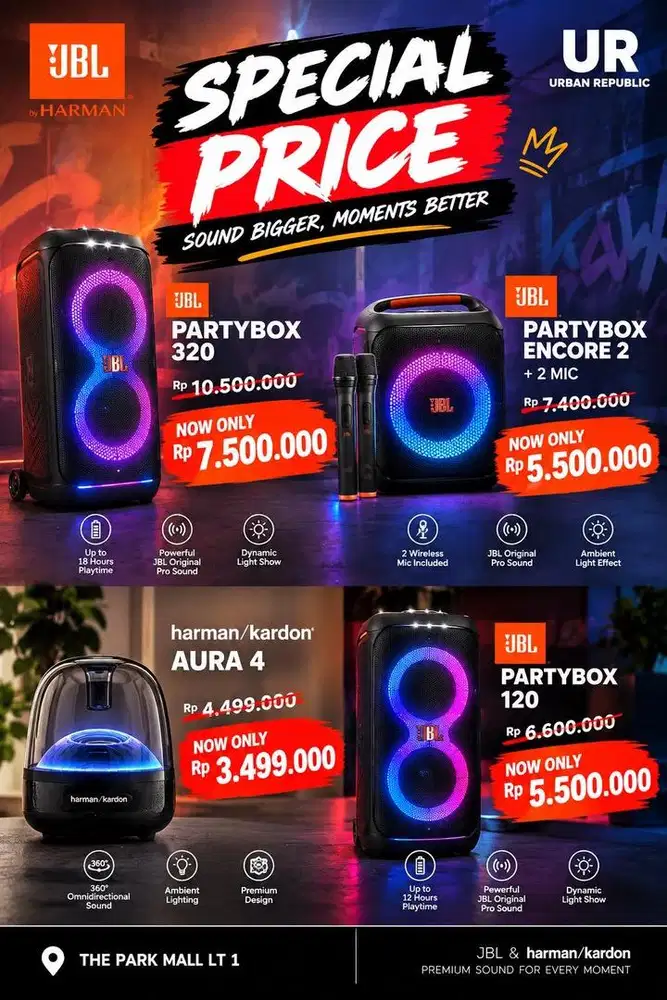SPESIAL PROMO PARTYBOX JBL