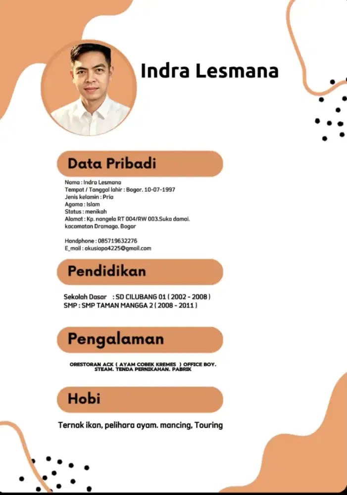 Cari lowongan apa aja yg penting halal