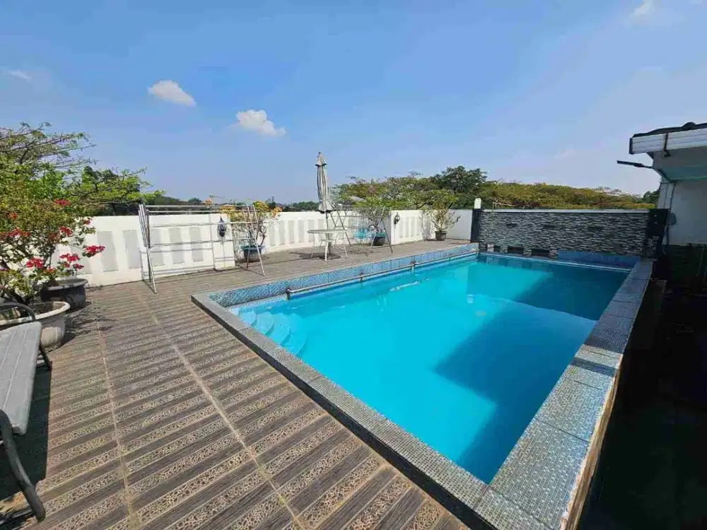 dijual rumah citragran cibubur private pool