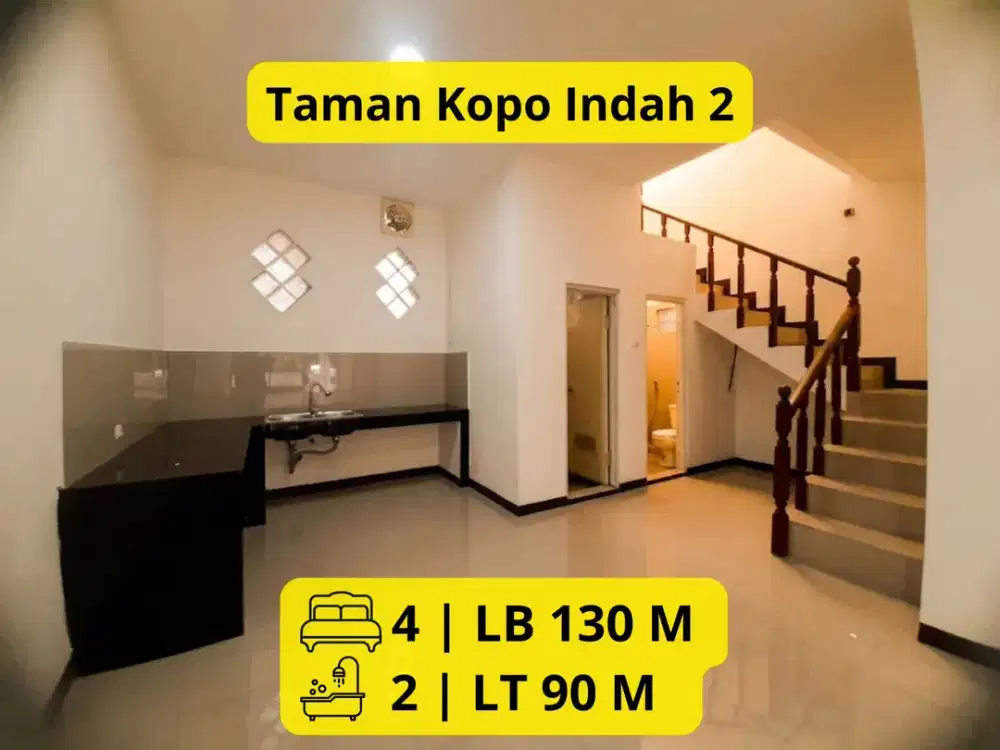 DIJUAL RUMAH MINIMALIS 2 LANTAI TKI 2 Full Renovation • Full Canopy • SHM  LT 90 m² | LB 130 m² | 4 KT | 2 KM