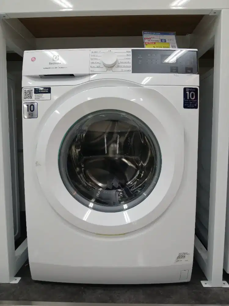 MESIN CUCI ELECTROLUX WM FRONT LOADING 10KG WHITE