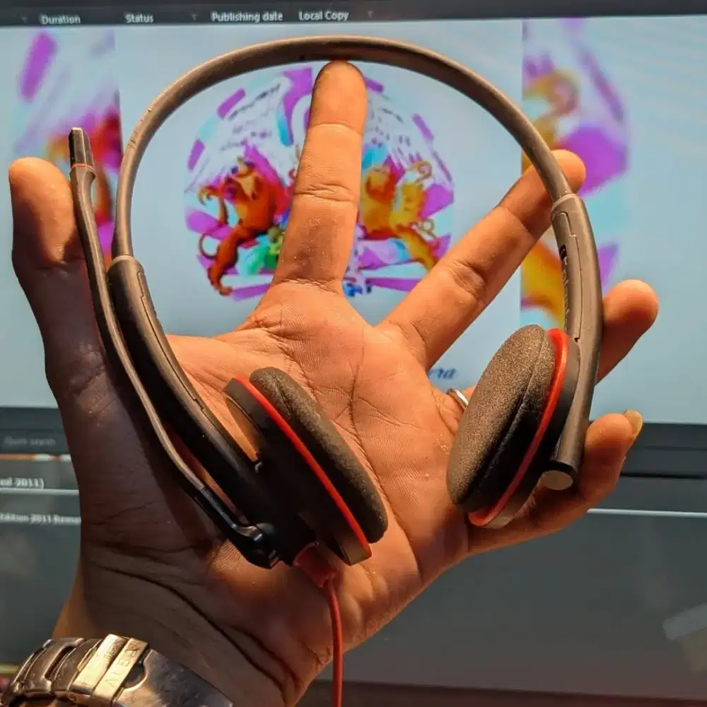 Headphone Headphones Headset From PLANTRONICS PLT Poly C3220