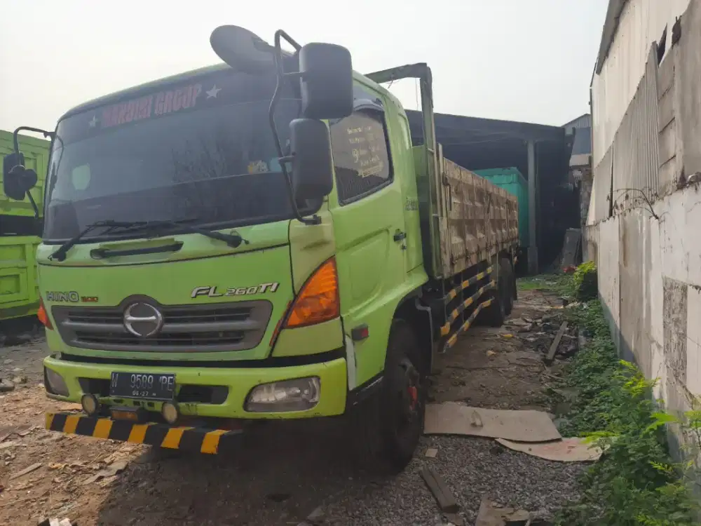 Hino ranger FL 260 JT tronton 6x2 bak 3way tahun 2014