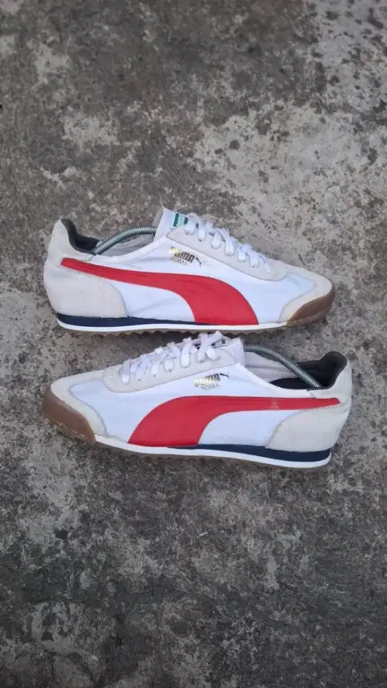 Puma Roma OG nylon  white wine red