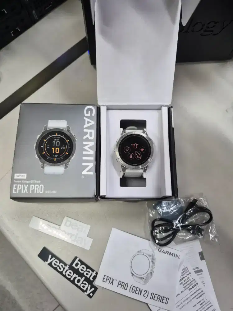 Jam Tangan Garmin Epix Pro Gen 2 Putih