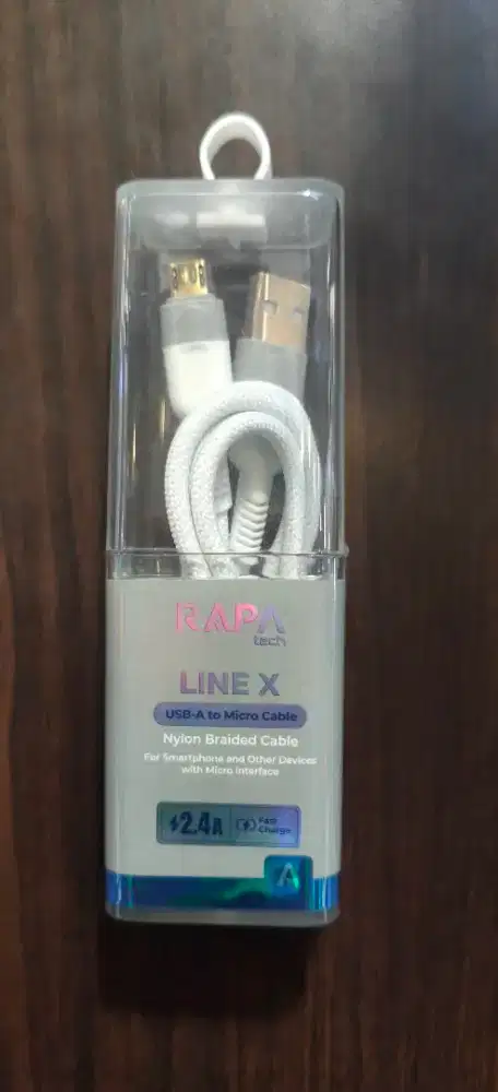 Rapa Tech Line X Fast Charge USB A to Micro Cable DG1015