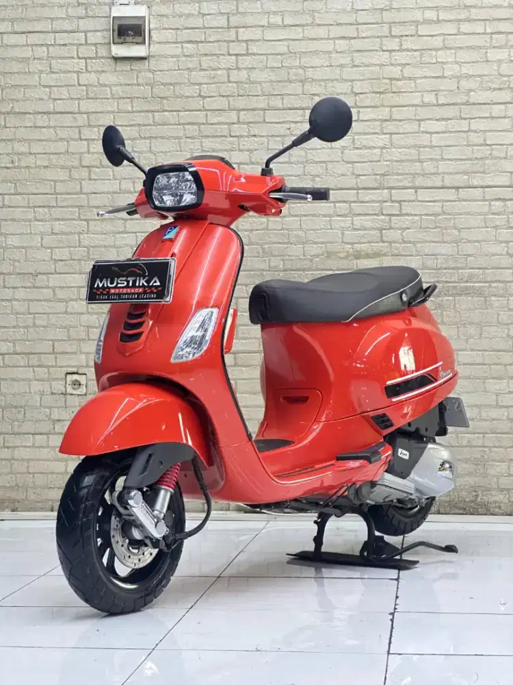 ODO 4RB‼️ Vespa S125 Facelift 2023 Orange Tramonto - Dava Mustika