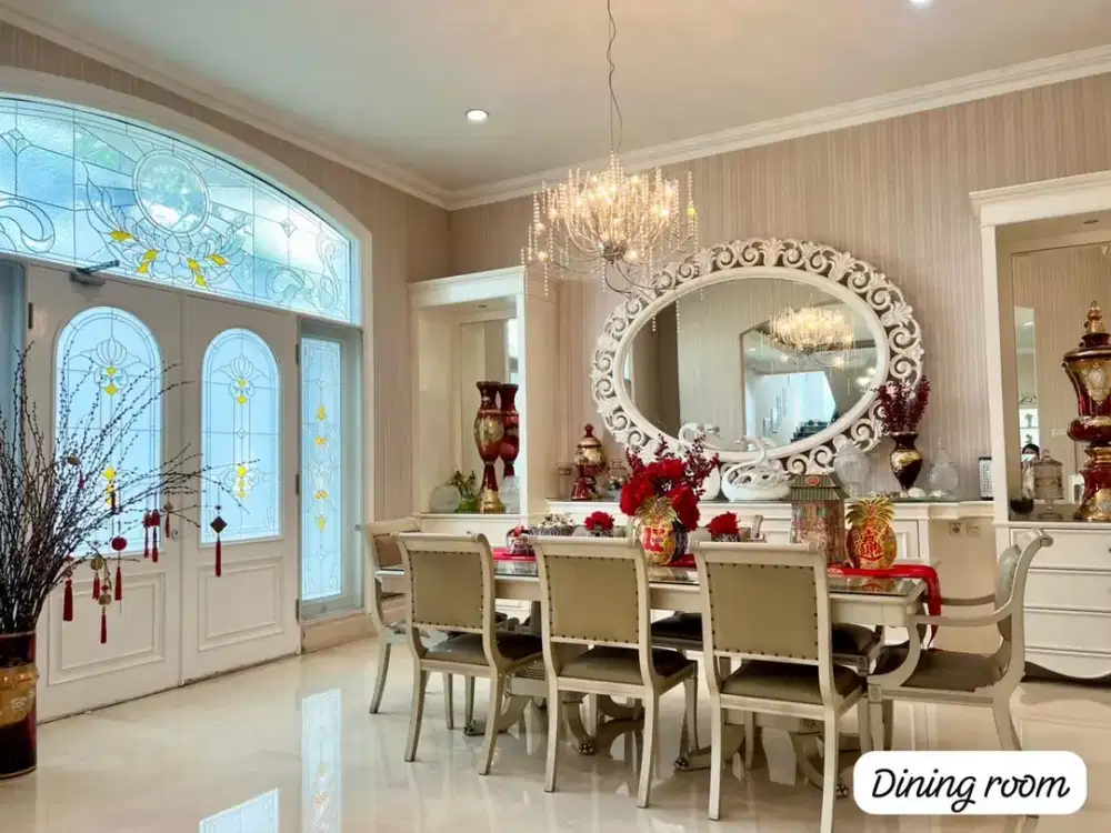 Rumah Mewah Pik1 Uk 18X25 Hook,Full Furnish Luxury,Marmer,Cluster Bgm