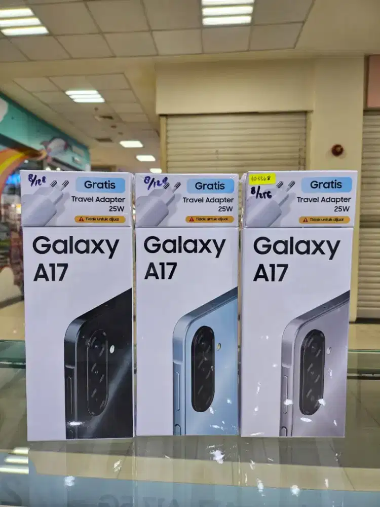 SAMSUNG A17 ram 8.256 new murah