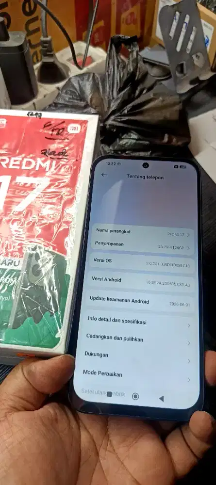 Jual hp REDMI17