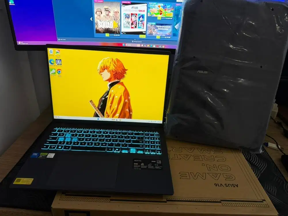 Jual Laptop Gaming Asus V16 Core 5 Ram 16 GB DDR5 VGA RTX 5050 8 GB