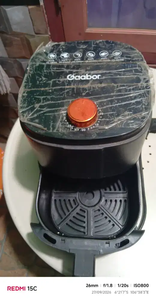Jual air fryer bekas pemakaian doang