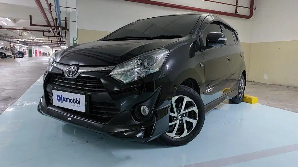 DP MURAH Toyota Agya 1.2 TRD Sportivo Bensin-AT 2019 Hitam CUOIB