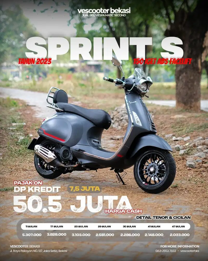 VESPA SPRINT S 150 IGET FACELIFT 2023