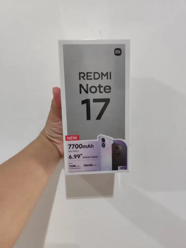 Redmi Note 17 4g 6/256 BNIB Garansi Resmi