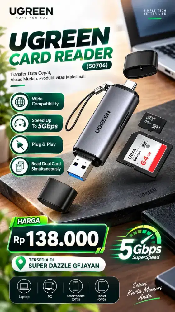 UGREEN CARD READER (50706)