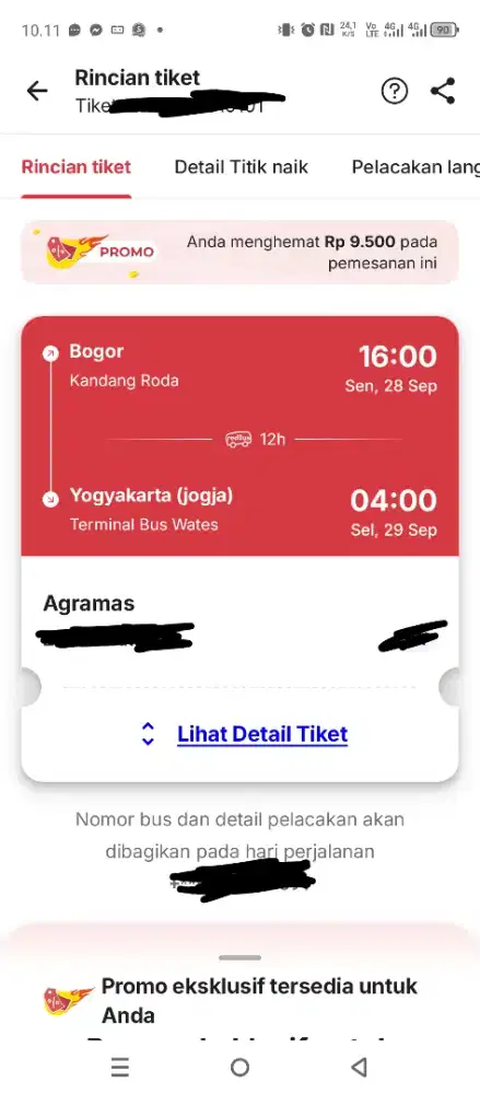Tiket bus bogor cibinong ke jogja