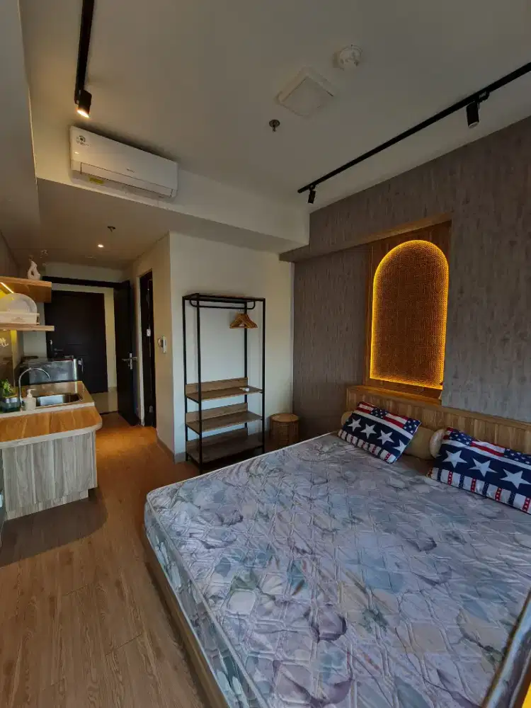Disewakan sewa apartemen klaska bulanan tahunan full furnsihed studio