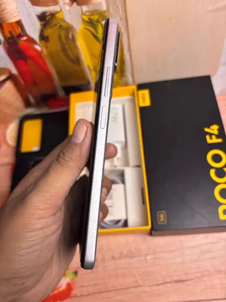 Jual hp poco F4 5g 8/256 fullset ORIGINAL istimewa siap pakai