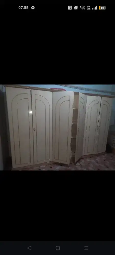 lemari pakaian tempahan jumbo panjang 3 meter
