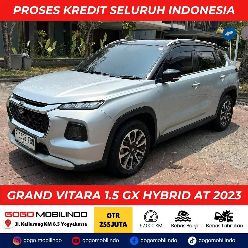 GRAND VITARA 1.5 GX HYBRID AT 2023 SILVER PEMAKAIAN 2024