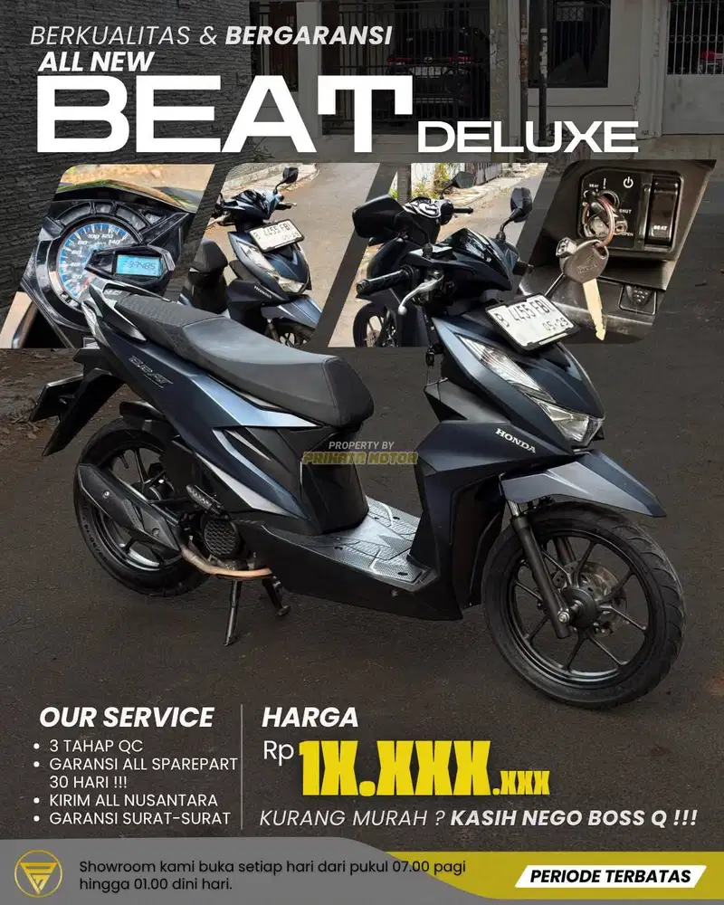 HONDA ALL NEW BEAT DELUXE KUNCI 2024 !!!