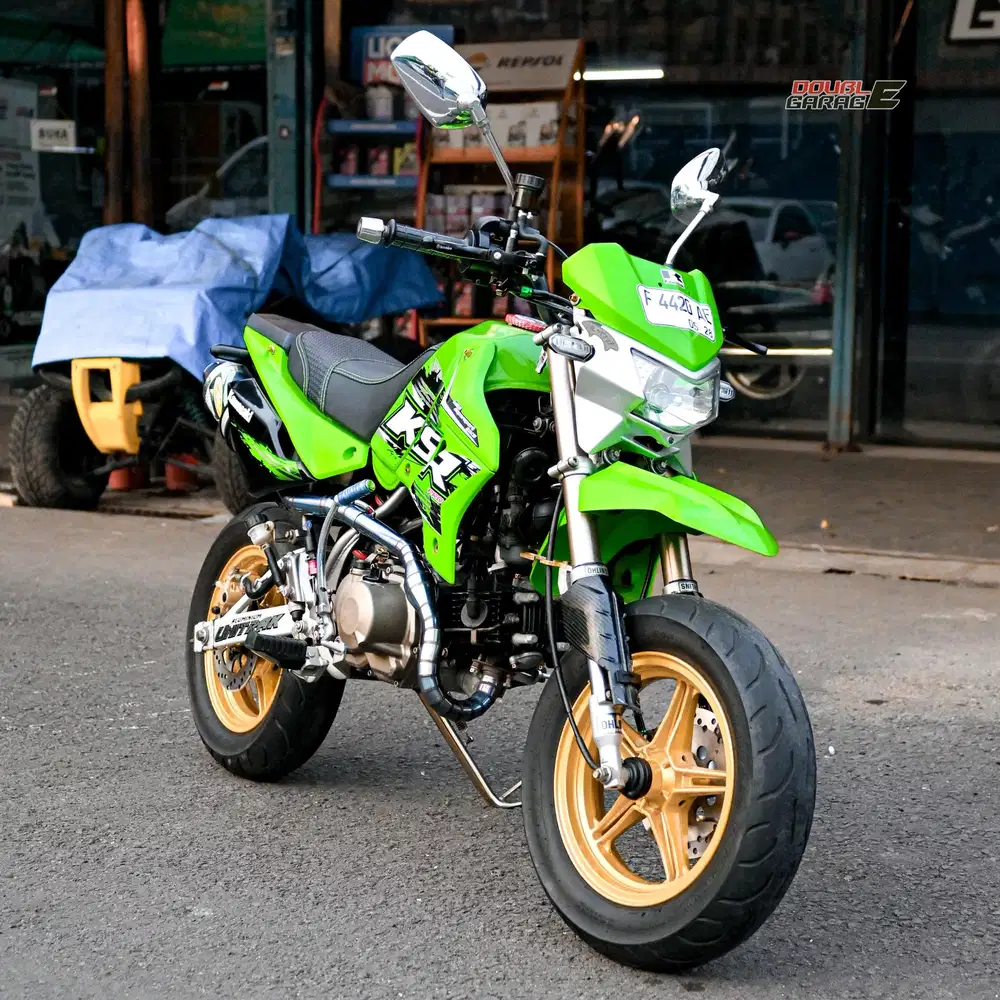 KAWASAKI KSR 110 HIJAU 2014 SUPER LOW KM 3000