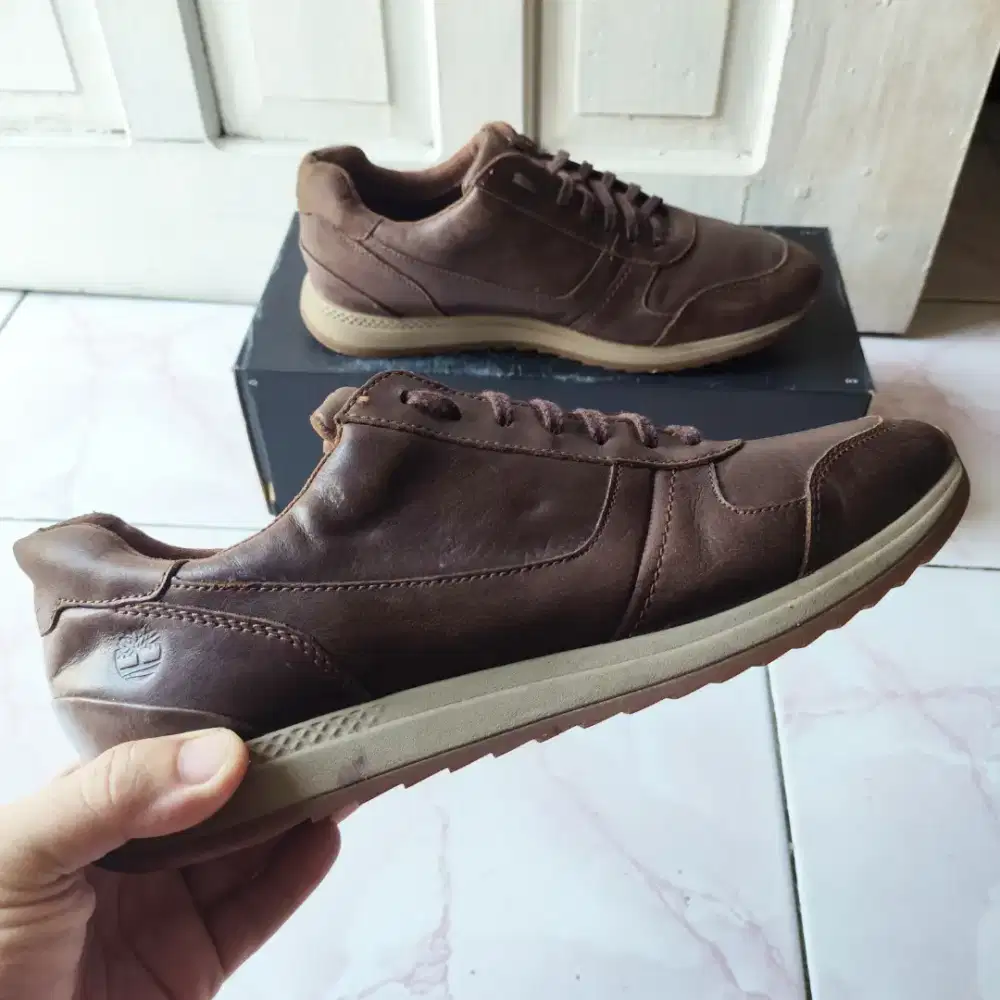 Sepatu Casual Kulit Timberland Original Size 44