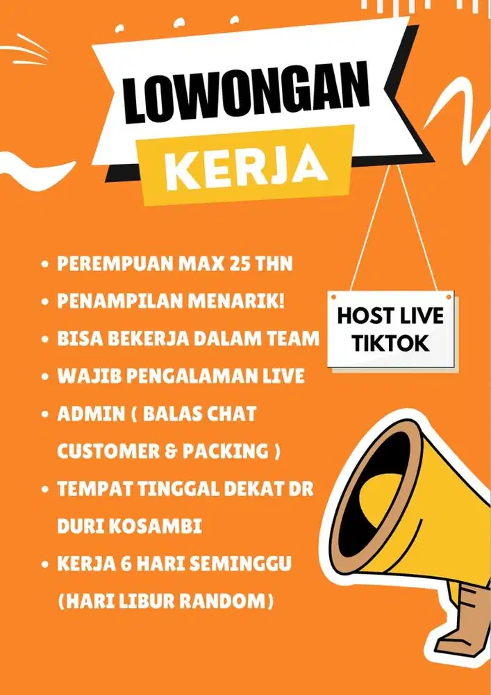 HOST LIVE TIKTOK (BACA DESKRIPSI!!)