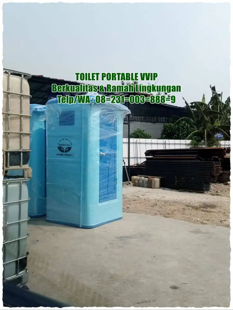 Toilet Portable,  Toilet Outdoor, WC Portable,Praktis Mudah Dipindahka