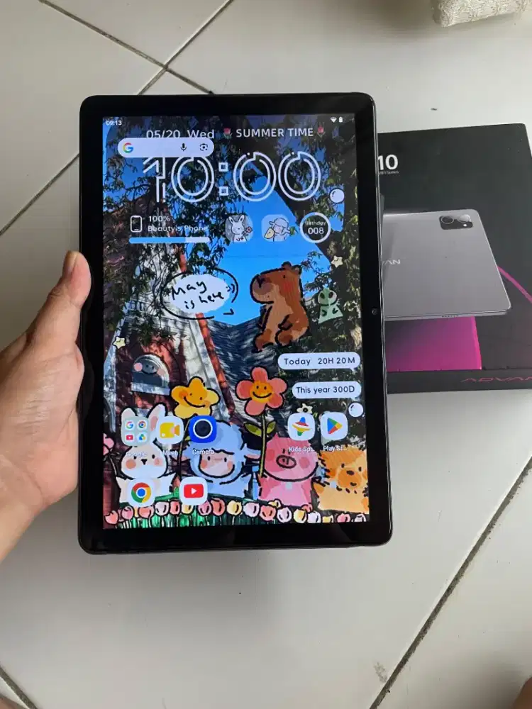 Tablet ADVAN TAB A10 2025,LAYAR 11 inch,ram 4+4/64GB,VERSI 14,BATRE
