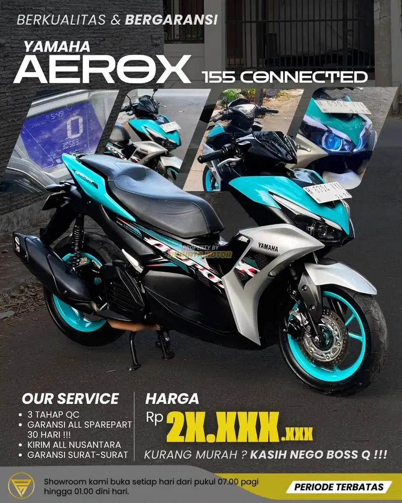 YAMAHA ALL NEW AEROX 155 CONNECTED 2023 !!!