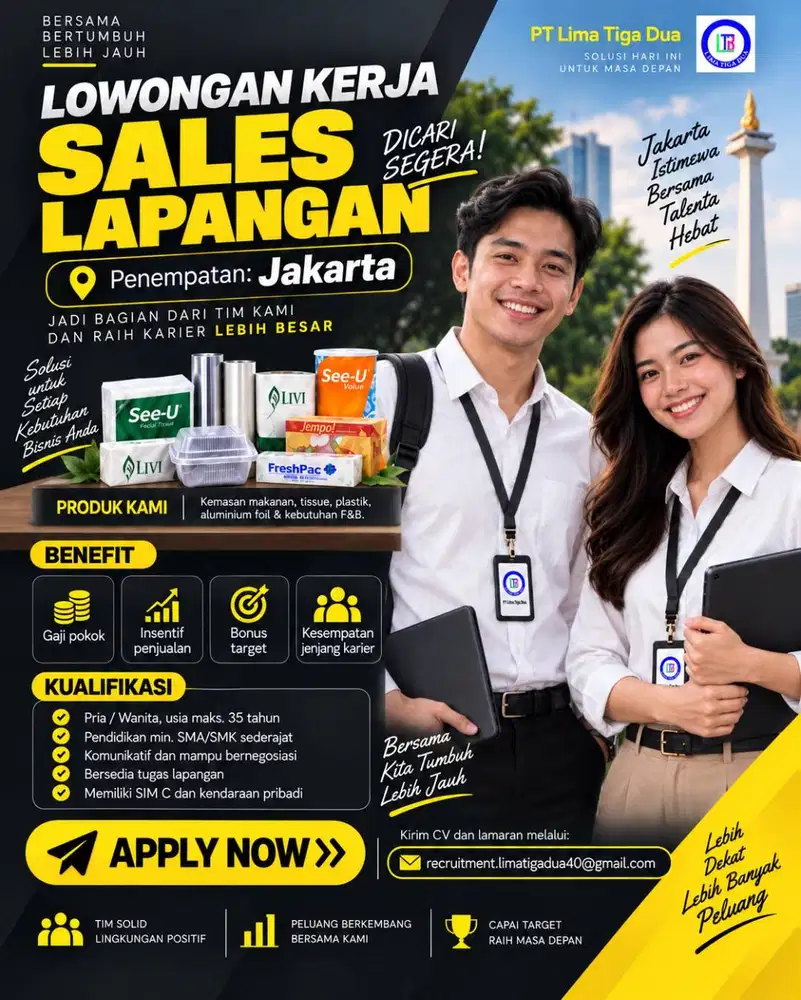 Sales B2B / Sales Lapangan