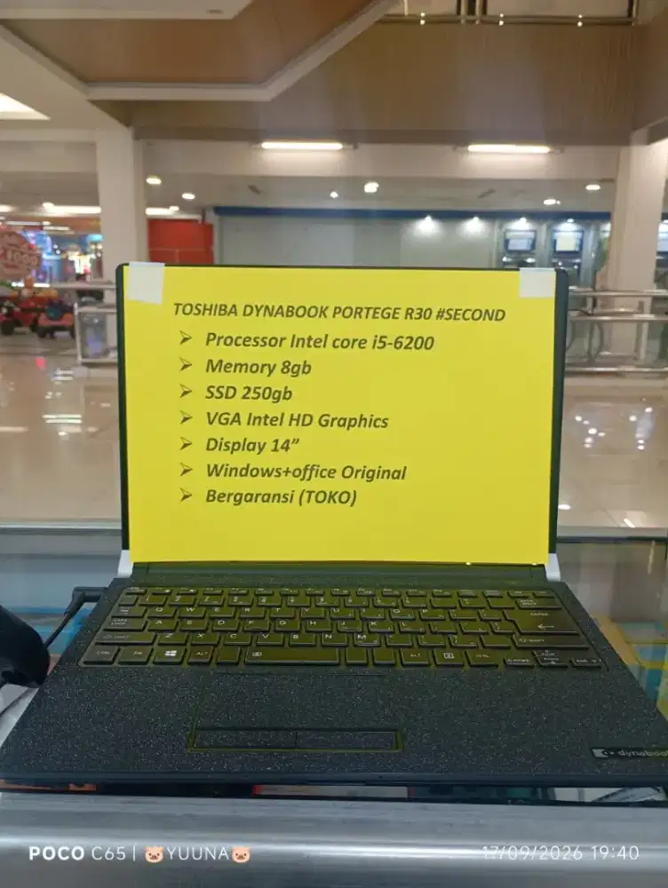 Laptop Toshiba Dynabook Portege R30