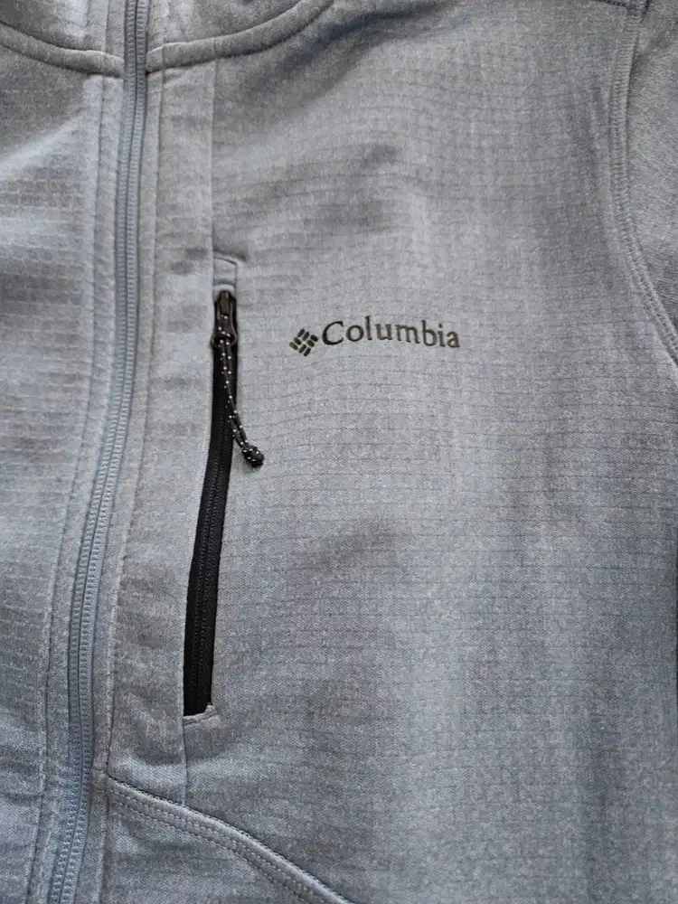 Jaket Fleece Columbia – biru muda