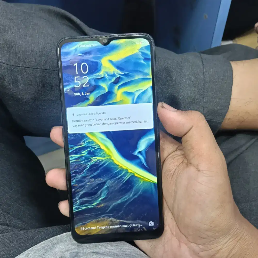 oppo a5 2020 3/64 normal layar retak sehelai fungsional