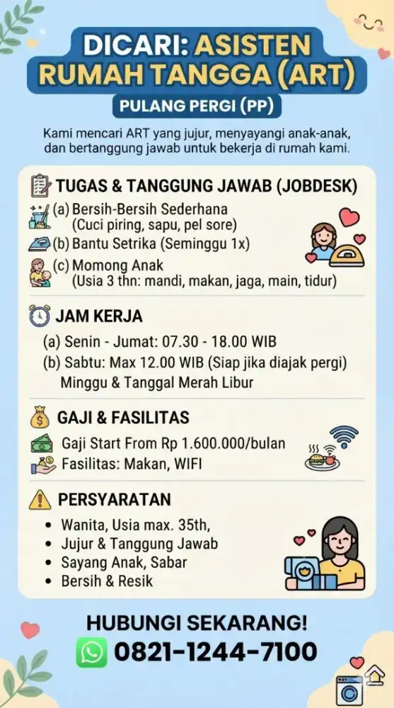 ART momong Pulang Pergi