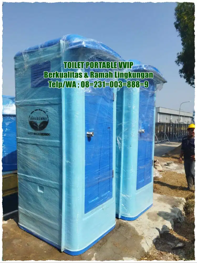 Toilet Modern WC Portable, Toilet Portable, Closet Jongkok/ Duduk Terj