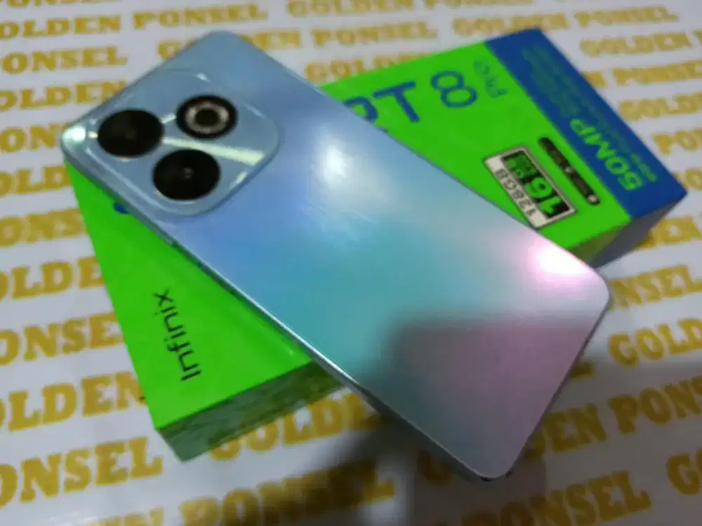 Smart 8 Pro-Finger.4G.Ram 8+8/128GB.ORI #GOLDEN PONSEL