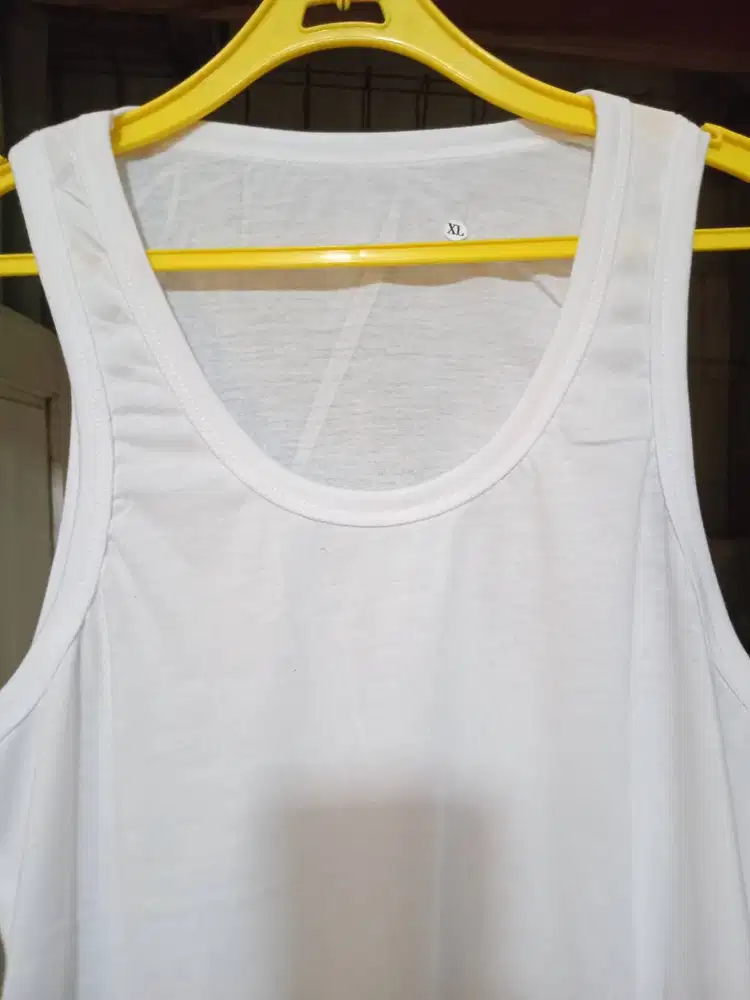 Obral Singlet/Baju Dalam Putih Nyaman & Adem! Cocok untuk Harian